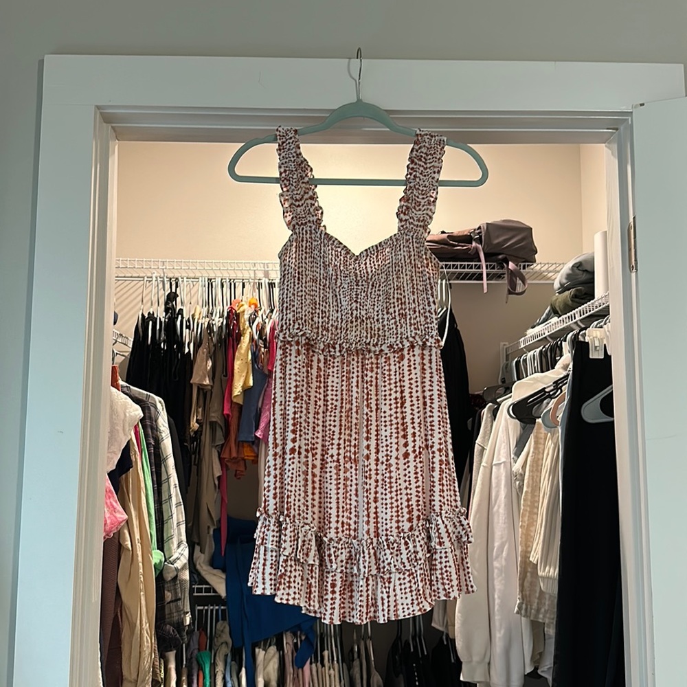 Burnt red/orange dress